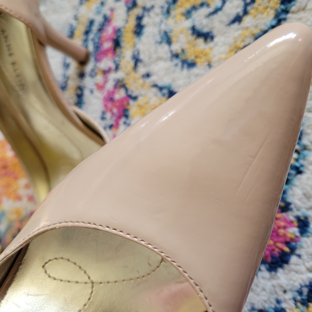 Anne Klein Nude Patent Heels - Picture 9 of 15